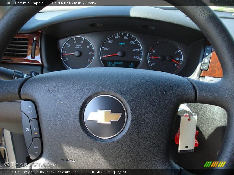 Gold Mist Metallic / Ebony 2009 Chevrolet Impala LT