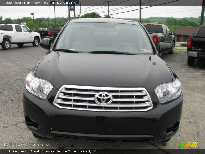 Black / Ash Gray 2008 Toyota Highlander 4WD