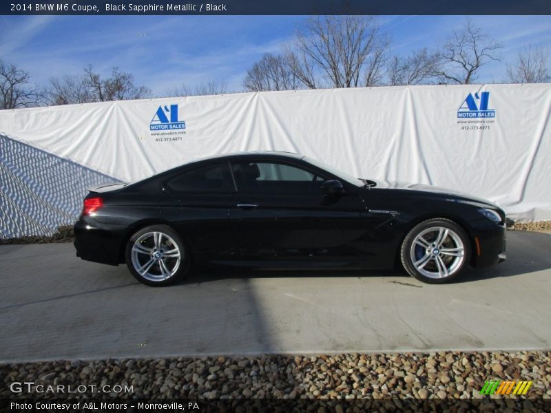 Black Sapphire Metallic / Black 2014 BMW M6 Coupe