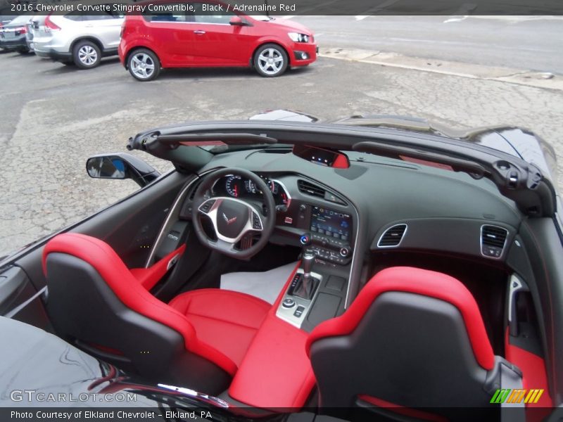 Black / Adrenaline Red 2016 Chevrolet Corvette Stingray Convertible