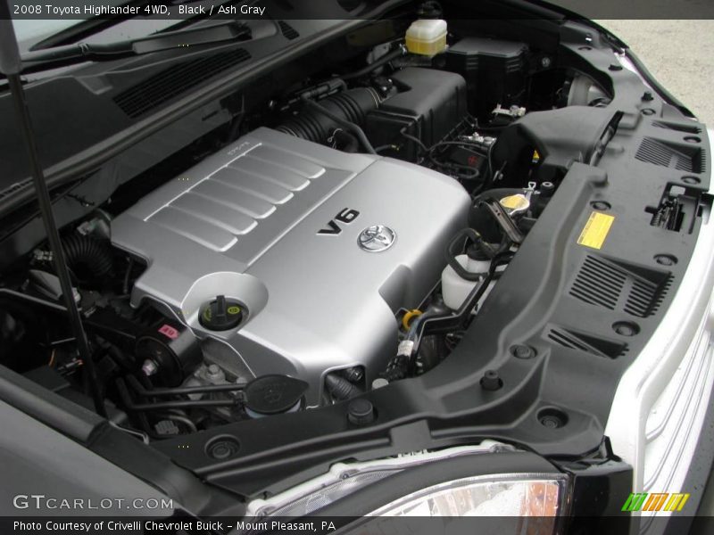 Black / Ash Gray 2008 Toyota Highlander 4WD
