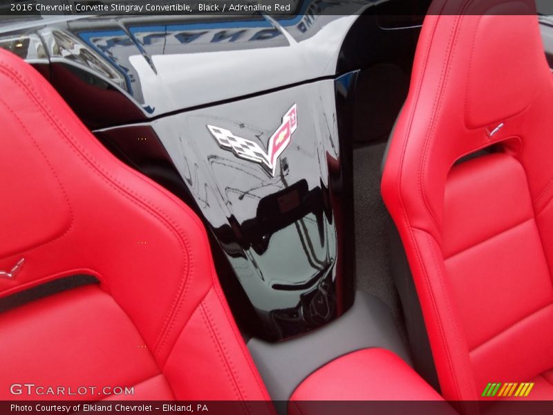 Black / Adrenaline Red 2016 Chevrolet Corvette Stingray Convertible