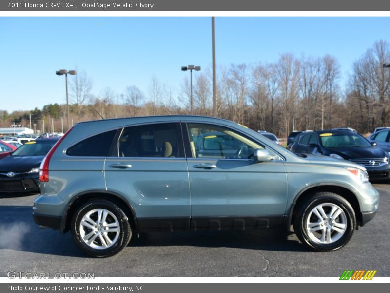 Opal Sage Metallic / Ivory 2011 Honda CR-V EX-L