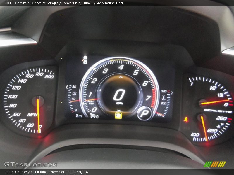 2016 Corvette Stingray Convertible Stingray Convertible Gauges