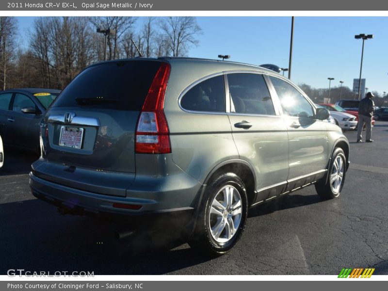 Opal Sage Metallic / Ivory 2011 Honda CR-V EX-L