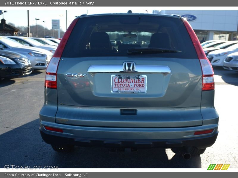 Opal Sage Metallic / Ivory 2011 Honda CR-V EX-L