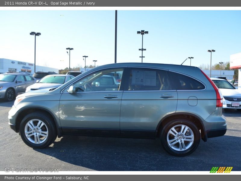 Opal Sage Metallic / Ivory 2011 Honda CR-V EX-L