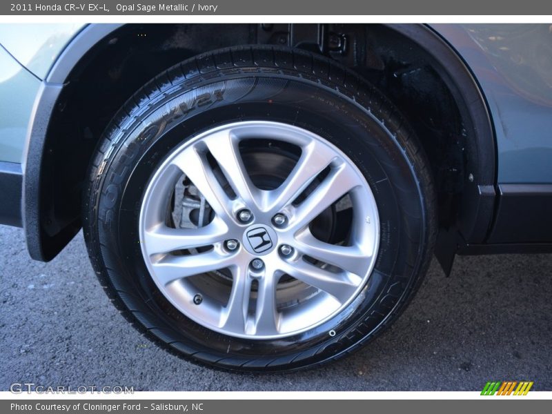Opal Sage Metallic / Ivory 2011 Honda CR-V EX-L