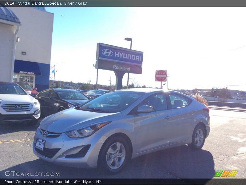 Silver / Gray 2014 Hyundai Elantra SE Sedan