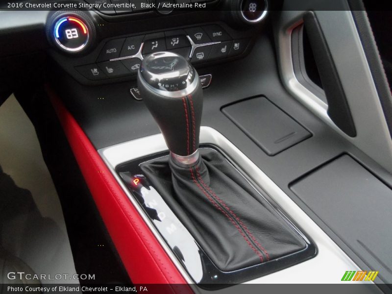 Black / Adrenaline Red 2016 Chevrolet Corvette Stingray Convertible