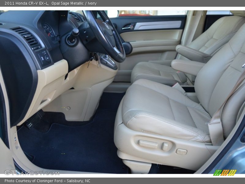 Opal Sage Metallic / Ivory 2011 Honda CR-V EX-L