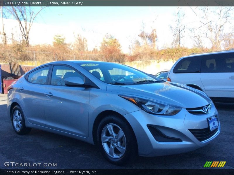 Silver / Gray 2014 Hyundai Elantra SE Sedan