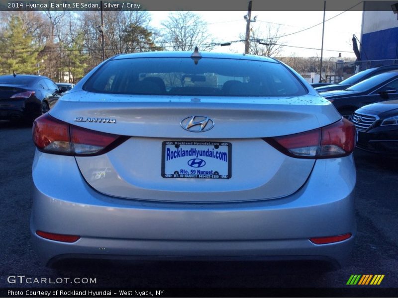 Silver / Gray 2014 Hyundai Elantra SE Sedan