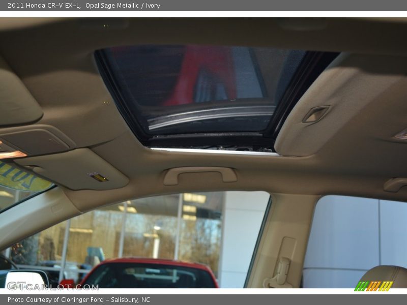 Opal Sage Metallic / Ivory 2011 Honda CR-V EX-L