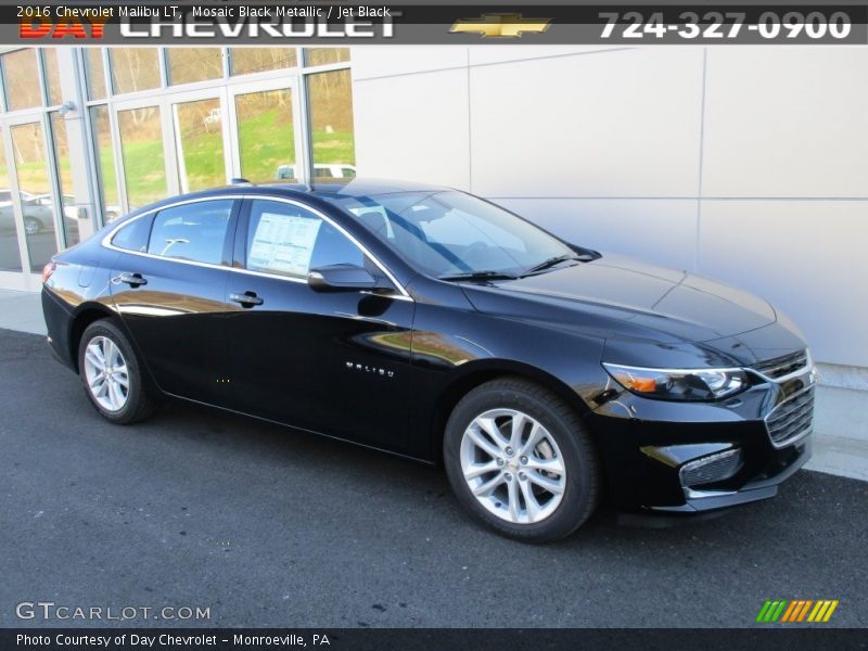 Mosaic Black Metallic / Jet Black 2016 Chevrolet Malibu LT