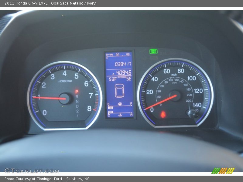 Opal Sage Metallic / Ivory 2011 Honda CR-V EX-L