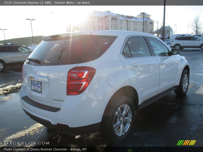 Summit White / Jet Black 2016 Chevrolet Equinox LS AWD