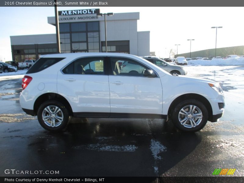 Summit White / Jet Black 2016 Chevrolet Equinox LS AWD