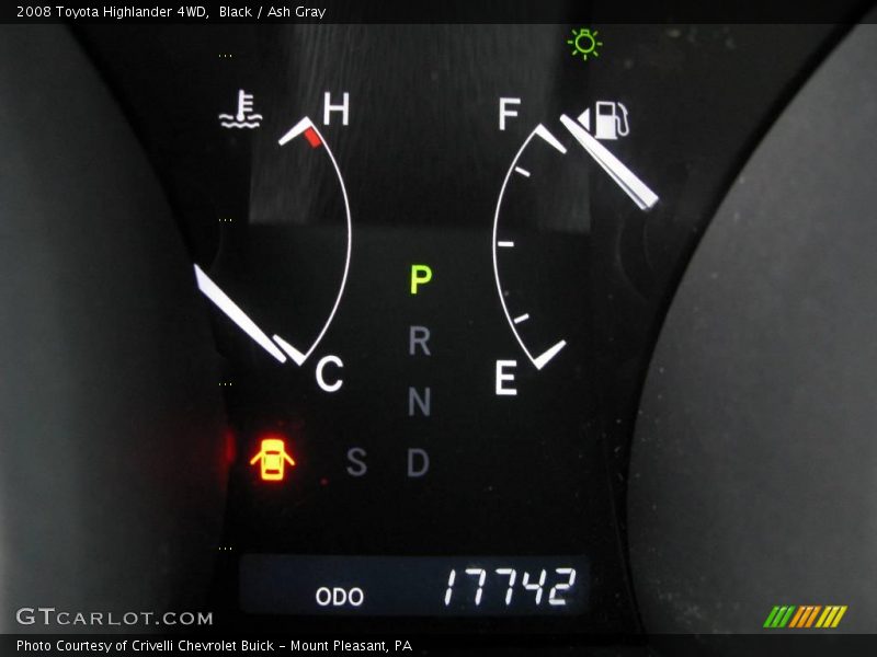 Black / Ash Gray 2008 Toyota Highlander 4WD