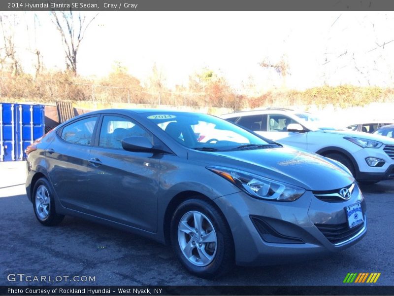 Gray / Gray 2014 Hyundai Elantra SE Sedan