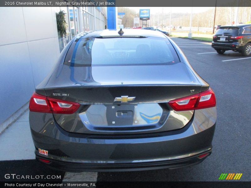 Nightfall Gray Metallic / Jet Black 2016 Chevrolet Malibu LT