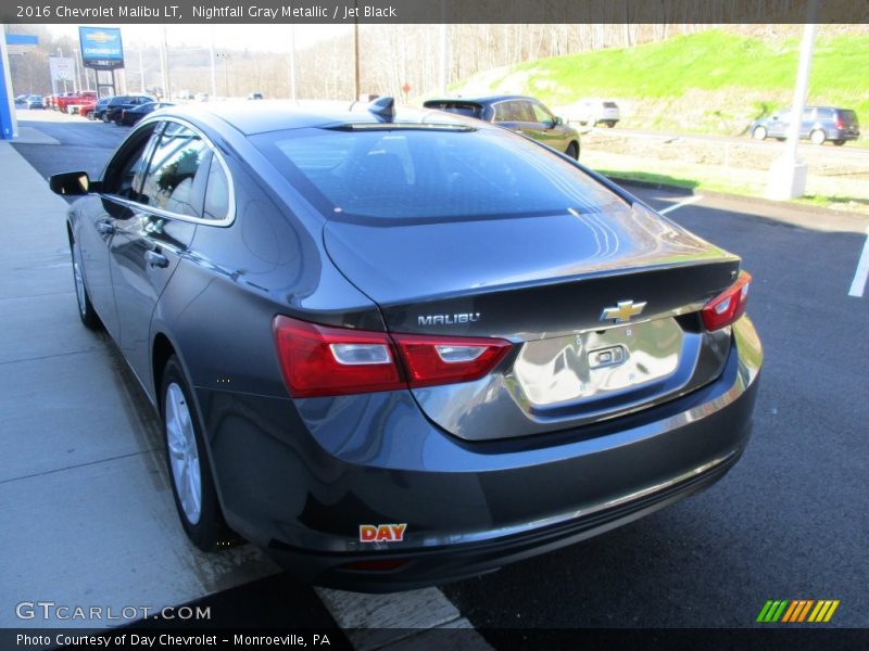Nightfall Gray Metallic / Jet Black 2016 Chevrolet Malibu LT
