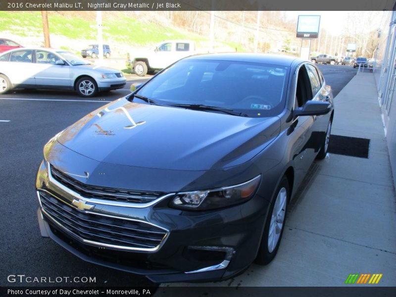 Nightfall Gray Metallic / Jet Black 2016 Chevrolet Malibu LT