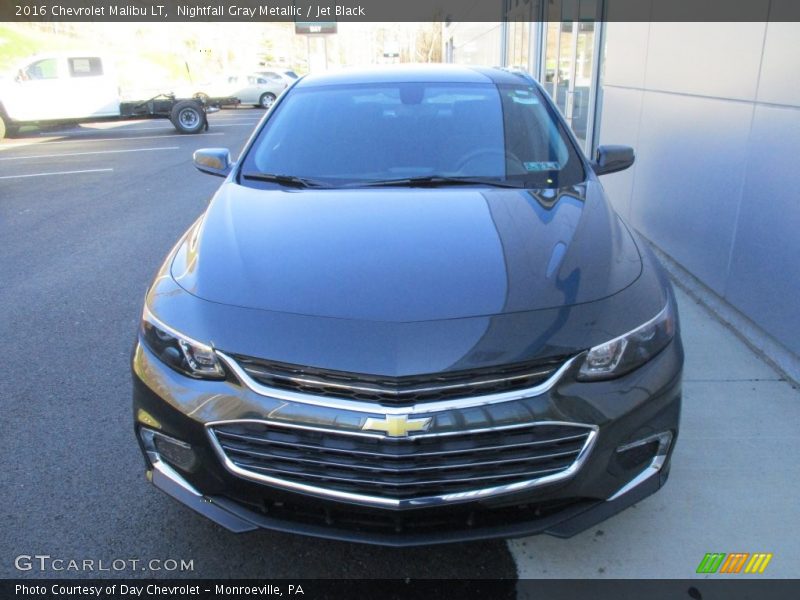 Nightfall Gray Metallic / Jet Black 2016 Chevrolet Malibu LT