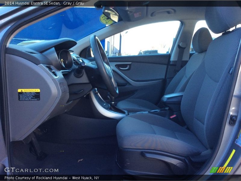 Gray / Gray 2014 Hyundai Elantra SE Sedan