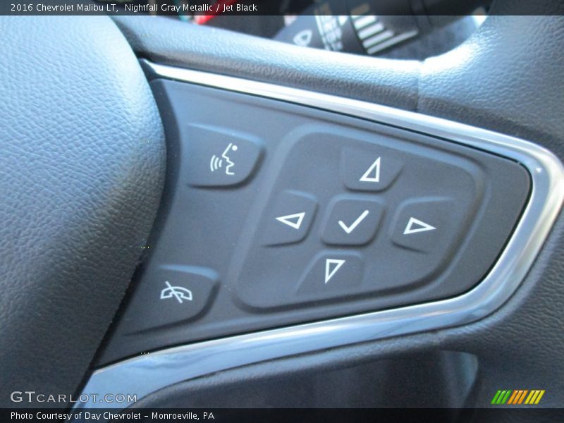 Nightfall Gray Metallic / Jet Black 2016 Chevrolet Malibu LT