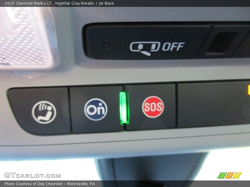 Nightfall Gray Metallic / Jet Black 2016 Chevrolet Malibu LT