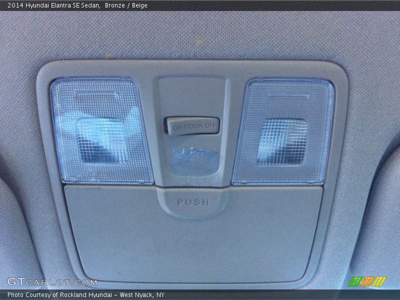 Bronze / Beige 2014 Hyundai Elantra SE Sedan