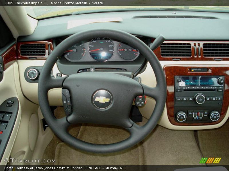 Mocha Bronze Metallic / Neutral 2009 Chevrolet Impala LT