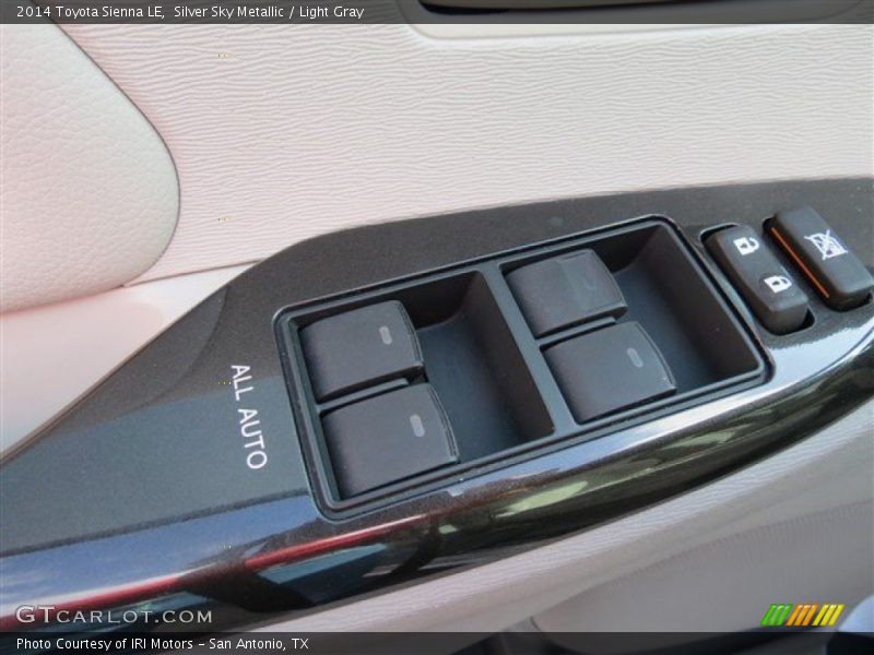 Silver Sky Metallic / Light Gray 2014 Toyota Sienna LE