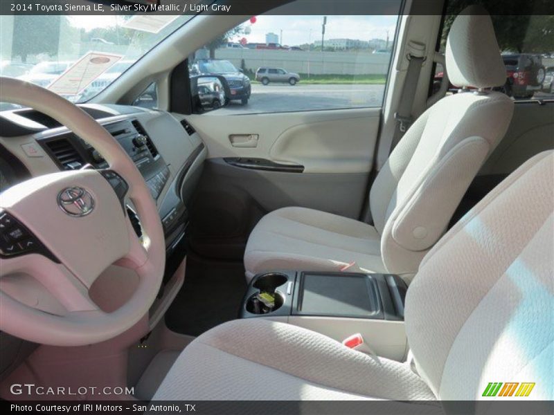 Silver Sky Metallic / Light Gray 2014 Toyota Sienna LE