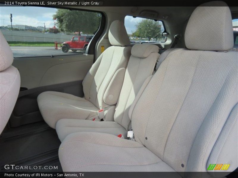 Silver Sky Metallic / Light Gray 2014 Toyota Sienna LE