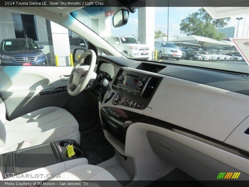 Silver Sky Metallic / Light Gray 2014 Toyota Sienna LE