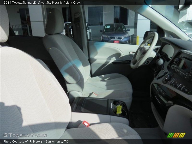 Silver Sky Metallic / Light Gray 2014 Toyota Sienna LE