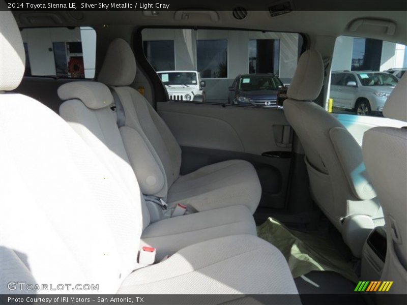 Silver Sky Metallic / Light Gray 2014 Toyota Sienna LE