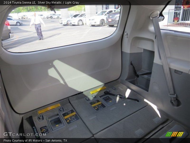 Silver Sky Metallic / Light Gray 2014 Toyota Sienna LE