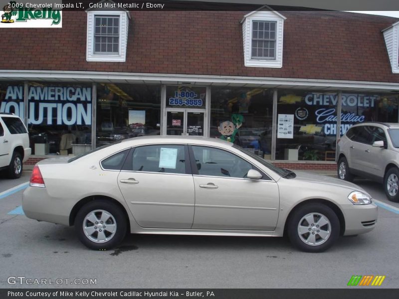 Gold Mist Metallic / Ebony 2009 Chevrolet Impala LT