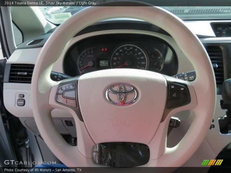 Silver Sky Metallic / Light Gray 2014 Toyota Sienna LE