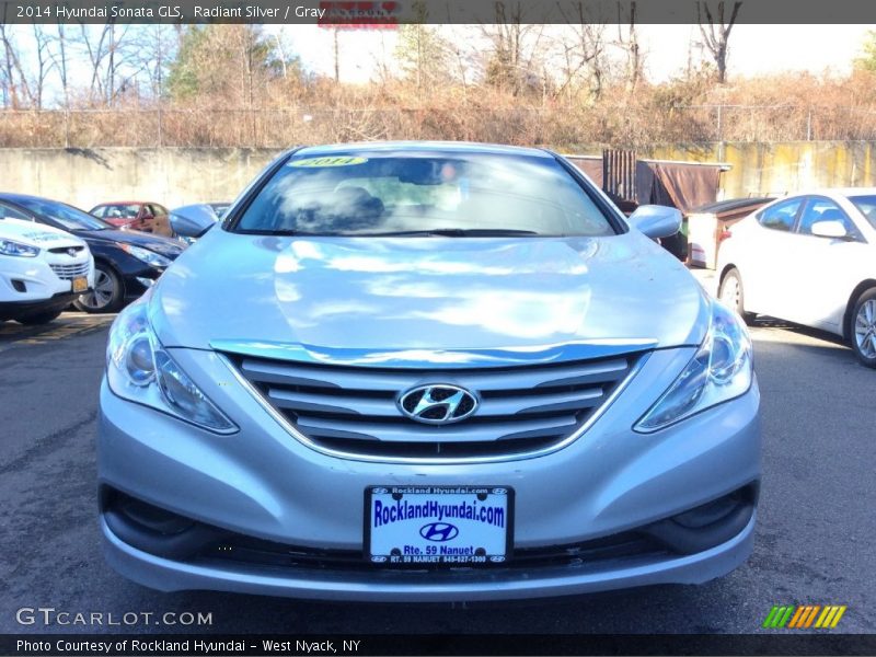Radiant Silver / Gray 2014 Hyundai Sonata GLS