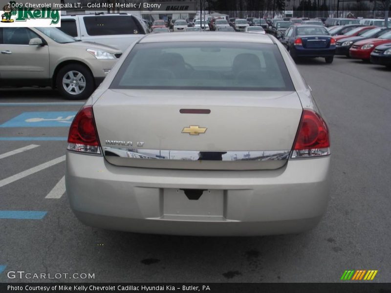 Gold Mist Metallic / Ebony 2009 Chevrolet Impala LT