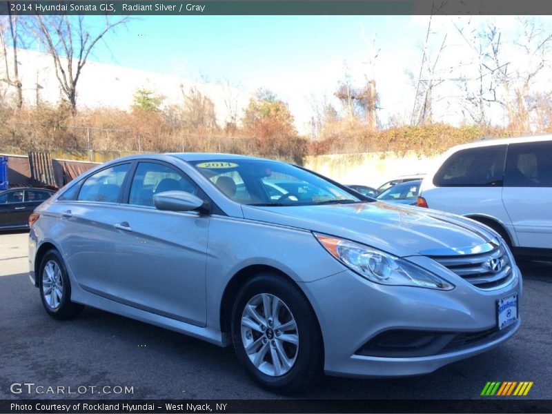 Radiant Silver / Gray 2014 Hyundai Sonata GLS