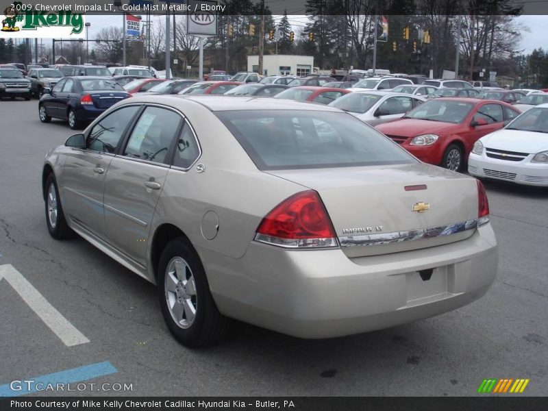 Gold Mist Metallic / Ebony 2009 Chevrolet Impala LT