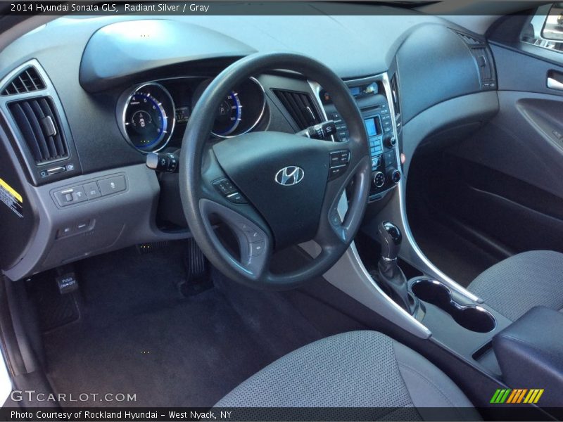 Radiant Silver / Gray 2014 Hyundai Sonata GLS