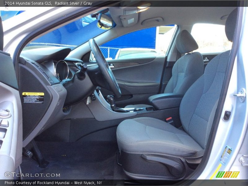 Radiant Silver / Gray 2014 Hyundai Sonata GLS
