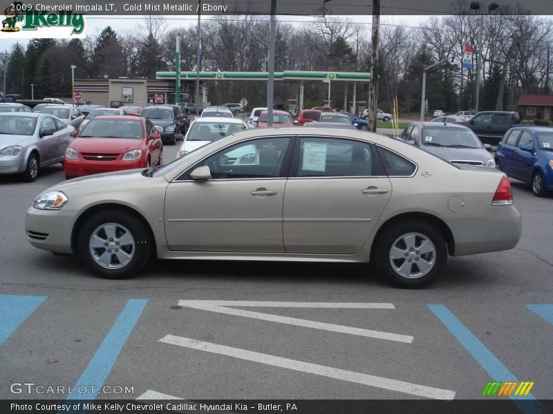Gold Mist Metallic / Ebony 2009 Chevrolet Impala LT