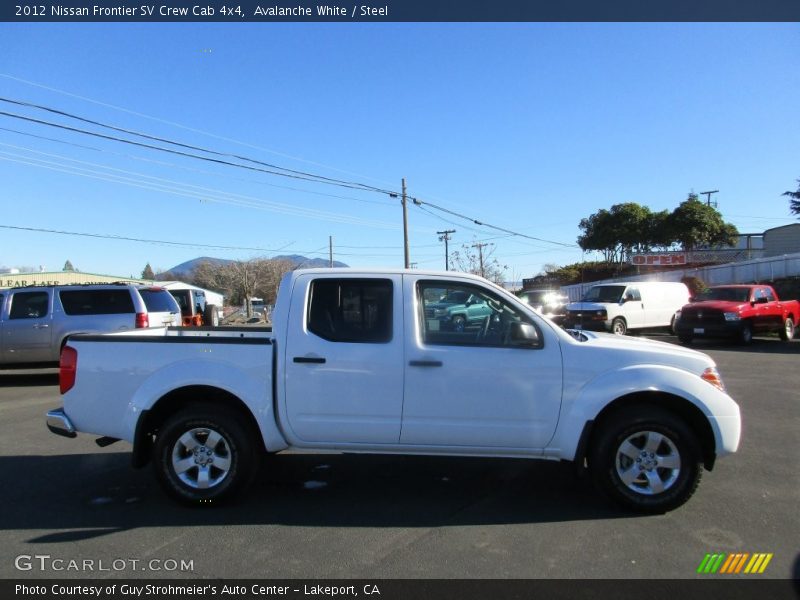 Avalanche White / Steel 2012 Nissan Frontier SV Crew Cab 4x4